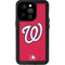 MLB Washington Nationals - Solid Distressed iPhone 15 Pro Waterproof Case